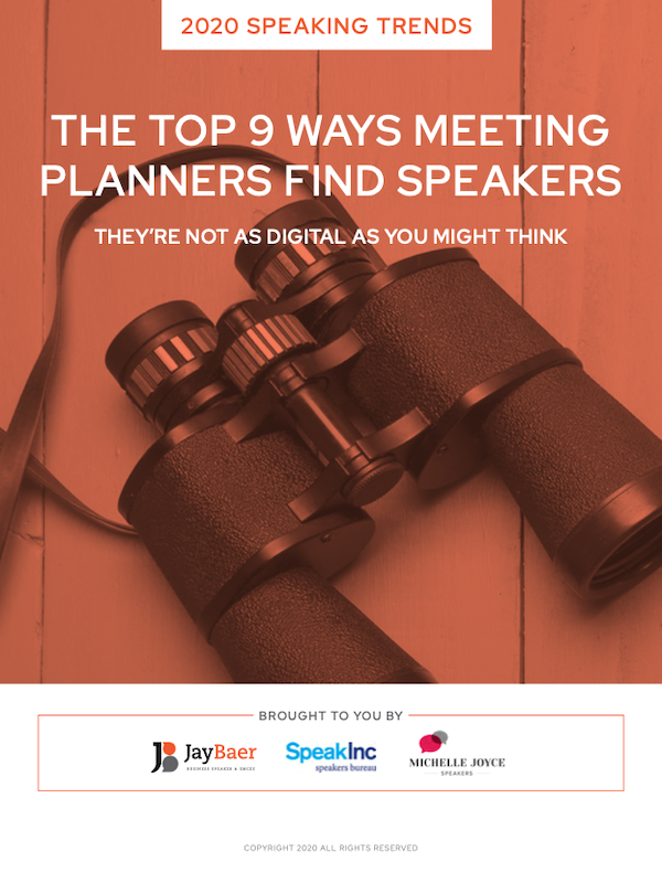 2020 Trends: How Meeting Planners Find Speakers - |  Speakers Bureau |  SpeakInc